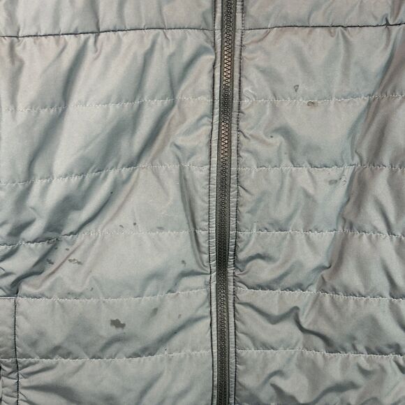 The North Face Women's Med Black Reversible Fuzzy/Puffer Jacket - Picture 7 of 13